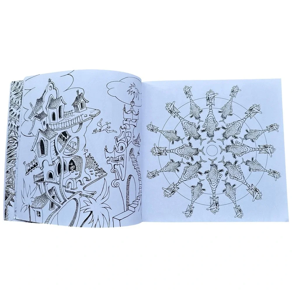 The Dr. Seuss Coloring Book 2016 First Edition Random House Features Images